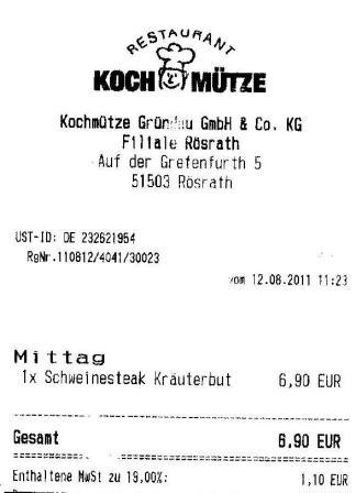 iatu Hffner Kochmtze Restaurant